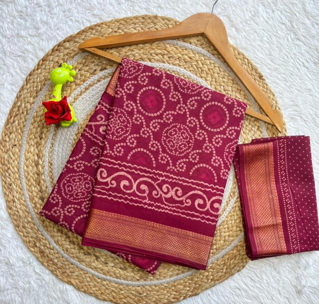 Lakhani chatai border fancy cotton sarees wholesale